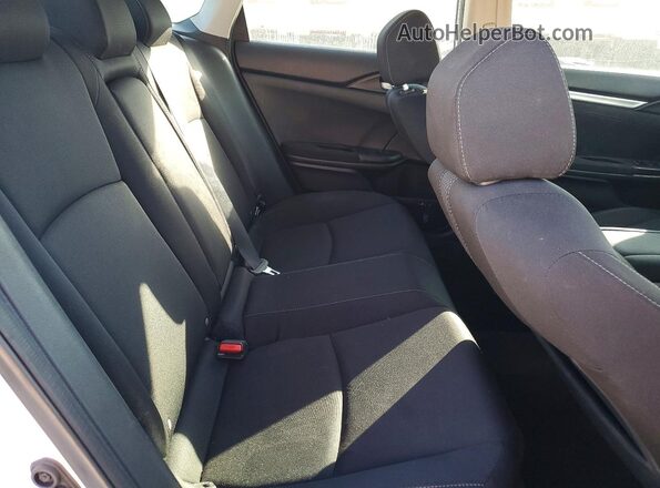 19XFC1F36KE002001 2019 HONDA CIVIC White Vista de los asientos traseros