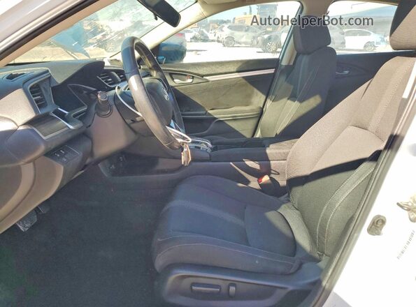 19XFC1F36KE002001 2019 HONDA CIVIC White Vista interior delantera