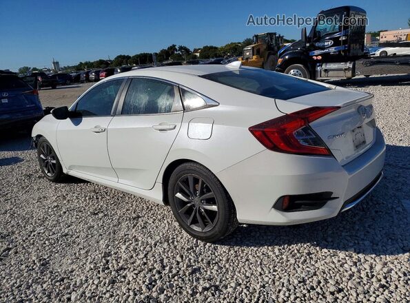 19XFC1F36KE002001 2019 HONDA CIVIC White Trasero izquierdo