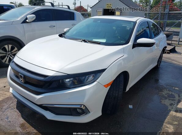 19XFC1F36LE014991 2020 HONDA CIVIC Белый Передняя левая четверть