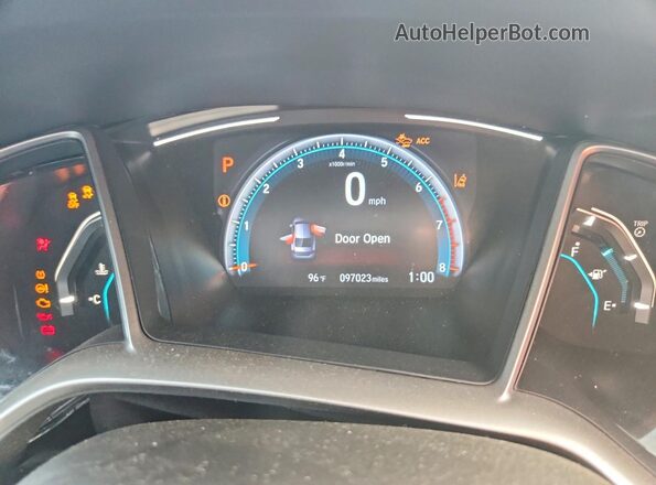 19XFC1F36LE016188 2020 HONDA CIVIC Blue ხელსაწყოთა პანელის ხედი