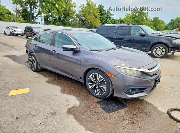 19XFC1F37GE014732 2016 HONDA CIVIC Gray Առջևի աջ