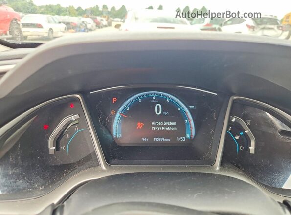 19XFC1F37GE014732 2016 HONDA CIVIC Gray Սարքավորումների վահանակի տեսք