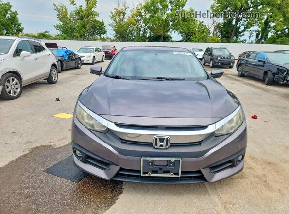 19XFC1F37GE014732 2016 HONDA CIVIC Gray Դիմացի տեսք