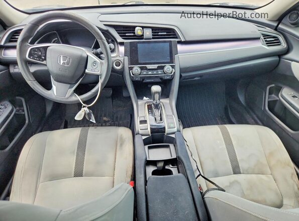 19XFC1F37GE014732 2016 HONDA CIVIC Gray Առջևի վահանակի տեսք