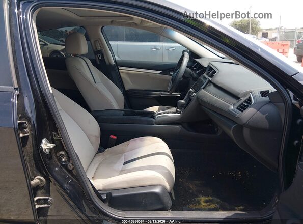 19XFC1F37HE010813 2017 HONDA CIVIC Black Вид салону спереду