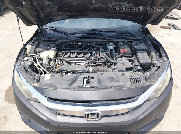 19XFC1F37HE010813 2017 HONDA CIVIC Black Вид ззаду
