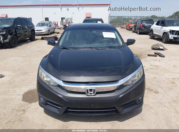 19XFC1F37HE010813 2017 HONDA CIVIC Black Вид щитка приладів