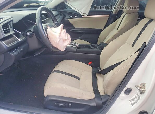 19XFC1F37KE008096 2019 HONDA CIVIC White წინა სალონის ხედი