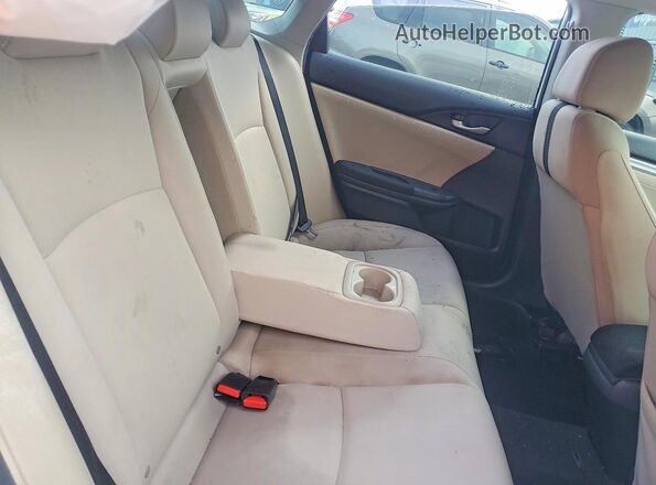 19XFC1F37KE008096 2019 HONDA CIVIC White უკანა სავარძლების ხედი