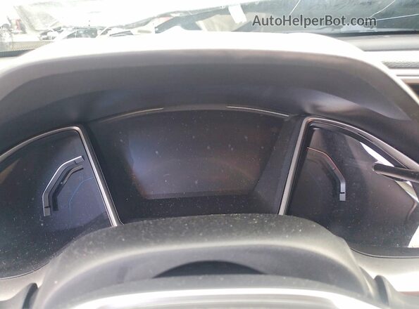 19XFC1F37KE008096 2019 HONDA CIVIC White ხელსაწყოთა პანელის ხედი