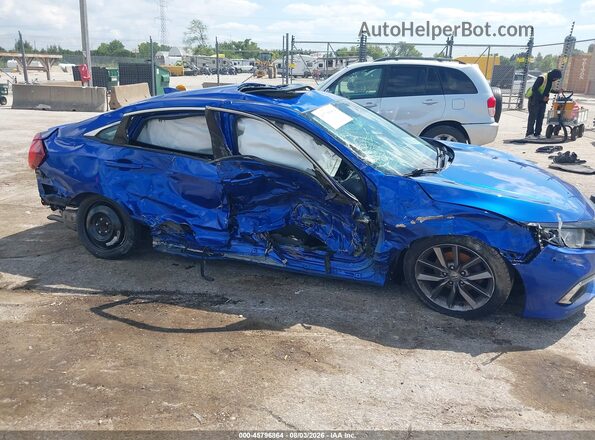 19XFC1F37KE009989 2019 HONDA CIVIC Синий Вид спереди