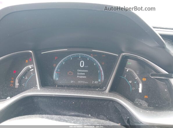 19XFC1F37KE009989 2019 HONDA CIVIC Синий Вид задних сидений