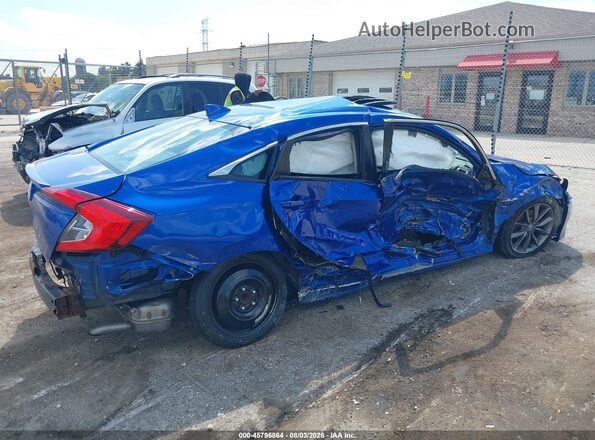 19XFC1F37KE009989 2019 HONDA CIVIC Синий Задняя правая четверть