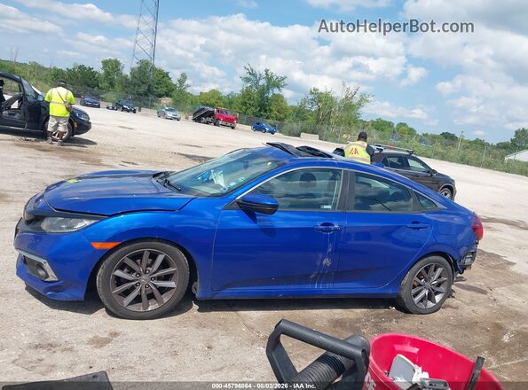 19XFC1F37KE009989 2019 HONDA CIVIC Синий Панорамный вид салона 360°
