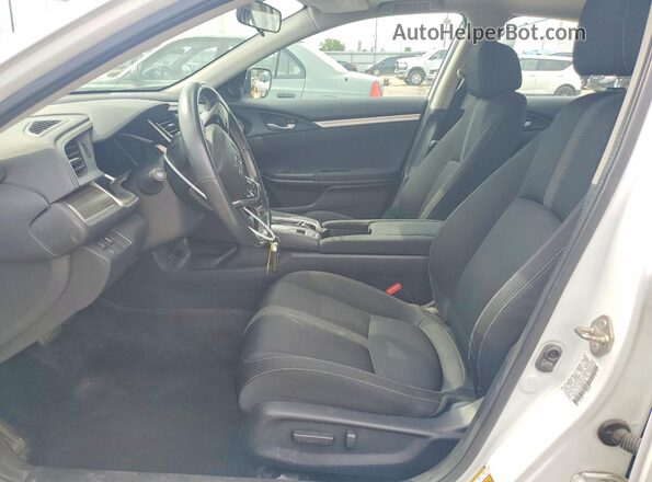 19XFC1F37KE020118 2019 HONDA CIVIC White Vista interior delantera