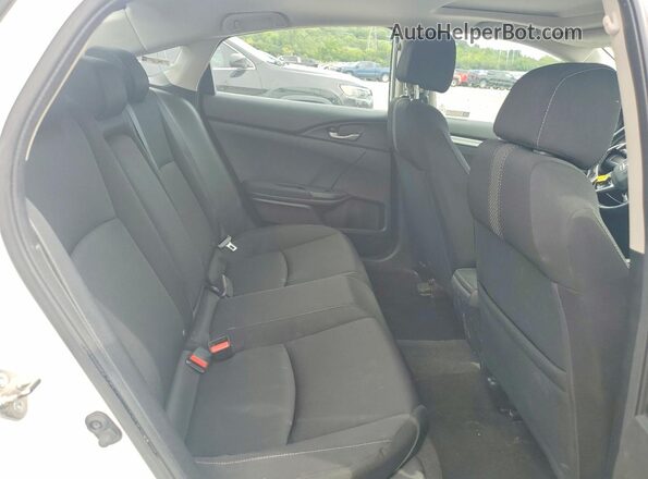 19XFC1F37KE020118 2019 HONDA CIVIC White Vista de los asientos traseros
