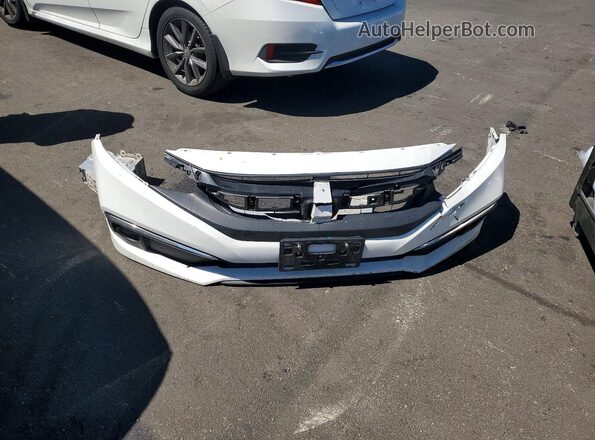 19XFC1F37KE203518 2019 HONDA CIVIC White Vista del compartimento del motor