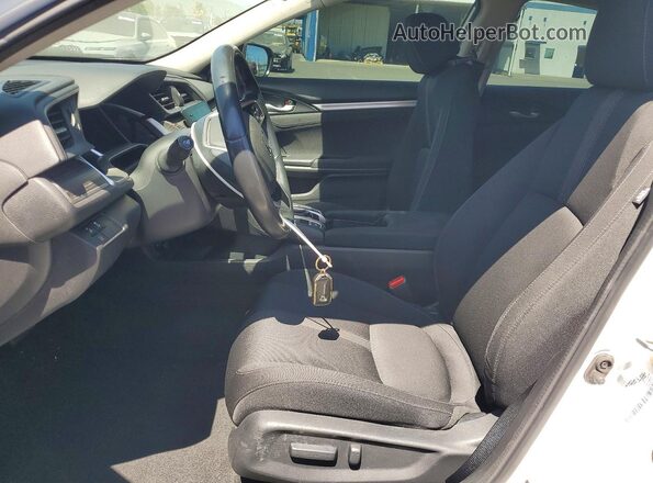 19XFC1F37KE203518 2019 HONDA CIVIC White Vista interior delantera