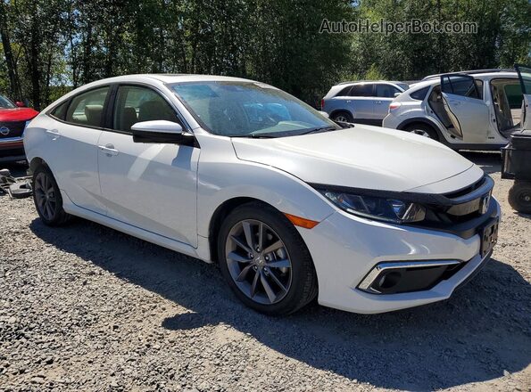 19XFC1F37KE207164 2019 HONDA CIVIC Белый Передняя правая четверть