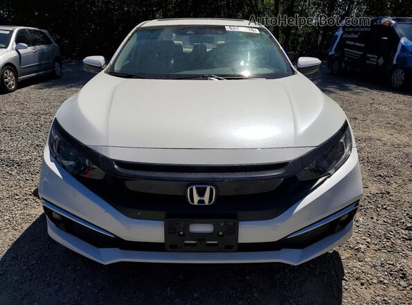 19XFC1F37KE207164 2019 HONDA CIVIC Белый Вид спереди