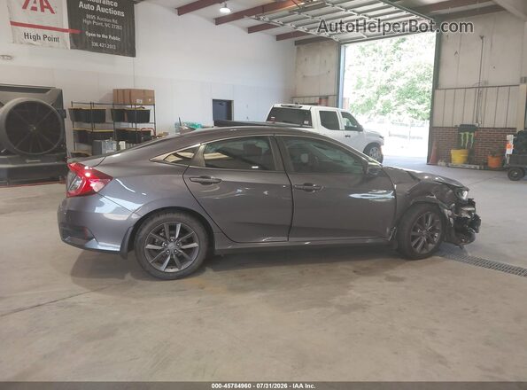 19XFC1F37LE000940 2020 HONDA CIVIC Gray Widok wnętrza 360 stopni