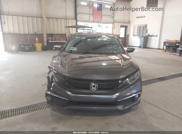 19XFC1F37LE000940 2020 HONDA CIVIC Серый Вид задней части салона