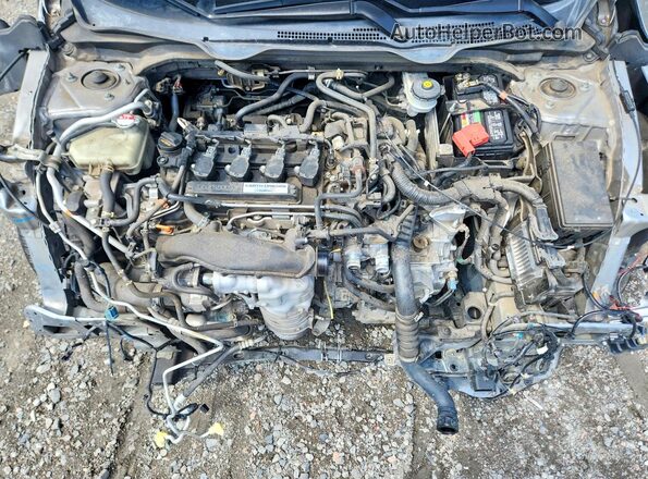 19XFC1F37LE016149 2020 HONDA CIVIC Silver უკანა სალონის ხედი