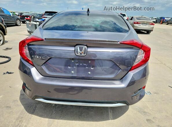 19XFC1F37LE022212 2020 HONDA CIVIC Gray უკანა ხედი