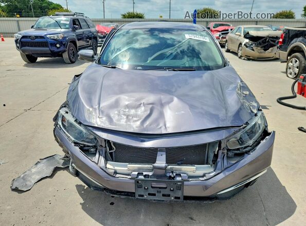 19XFC1F37LE022212 2020 HONDA CIVIC Gray წინა ხედი