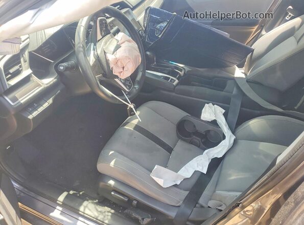 19XFC1F37LE022212 2020 HONDA CIVIC Gray წინა სალონის ხედი