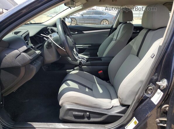 19XFC1F37LE206291 2020 HONDA CIVIC Charcoal Front interior view