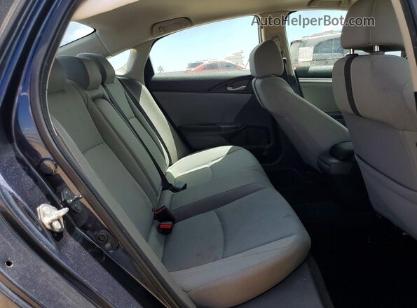 19XFC1F37LE206291 2020 HONDA CIVIC Charcoal Rear seats view