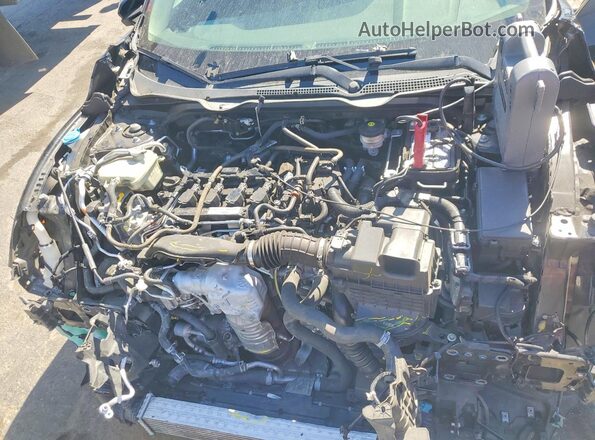 19XFC1F37LE210132 2020 HONDA CIVIC Black უკანა სალონის ხედი
