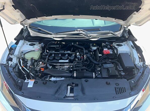19XFC1F38GE015193 2016 HONDA CIVIC White უკანა სალონის ხედი