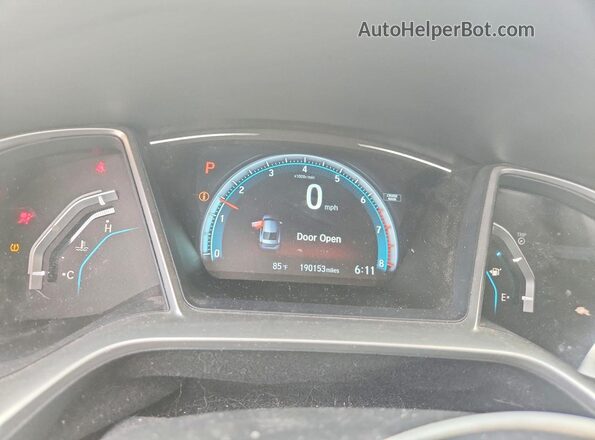 19XFC1F38GE017641 2016 HONDA CIVIC Silver Սարքավորումների վահանակի տեսք