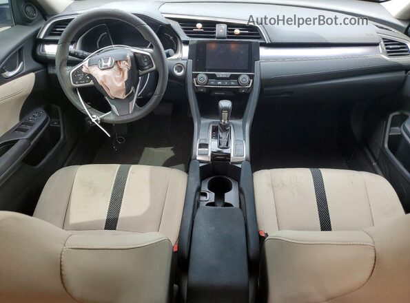 19XFC1F38GE214907 2016 HONDA CIVIC White Widok deski rozdzielczej