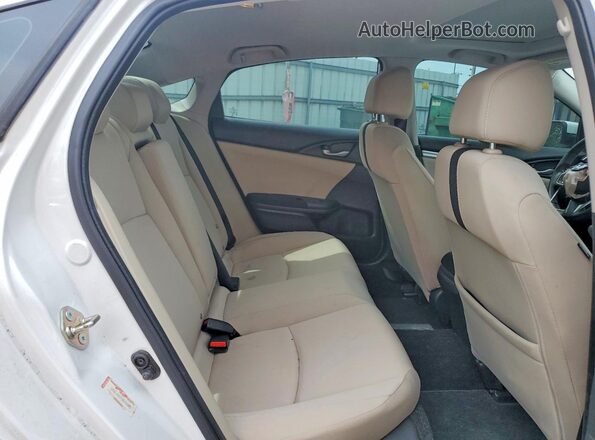 19XFC1F38GE214907 2016 HONDA CIVIC White Widok tylnych siedzeń