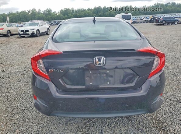 19XFC1F38GE218360 2016 HONDA CIVIC Black Rear view