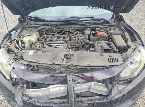 19XFC1F38GE218360 2016 HONDA CIVIC Black Rear interior view