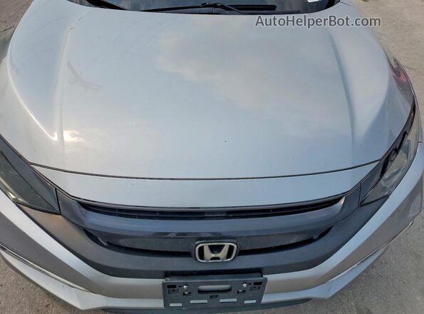 19XFC1F38KE004221 2019 HONDA CIVIC Silver უკანა სალონის ხედი