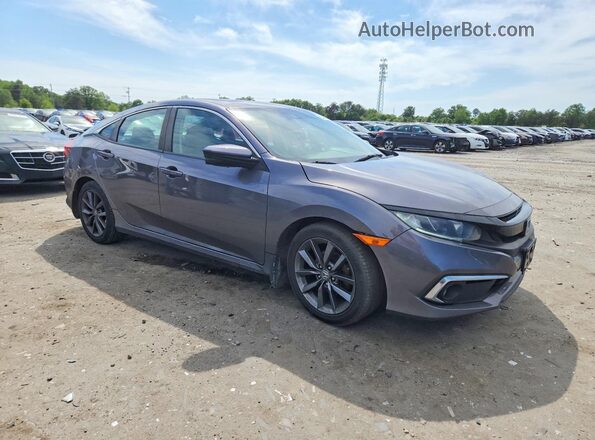 19XFC1F38KE202801 2019 HONDA CIVIC Серый Передняя правая четверть
