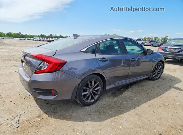 19XFC1F38KE202801 2019 HONDA CIVIC Серый Задняя правая четверть