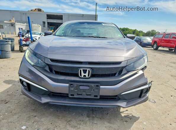 19XFC1F38KE202801 2019 HONDA CIVIC Серый Вид спереди
