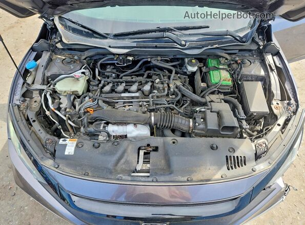 19XFC1F38KE202801 2019 HONDA CIVIC Серый Вид задней части салона