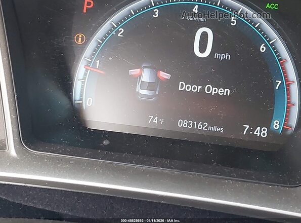 19XFC1F38KE216374 2019 HONDA CIVIC White 