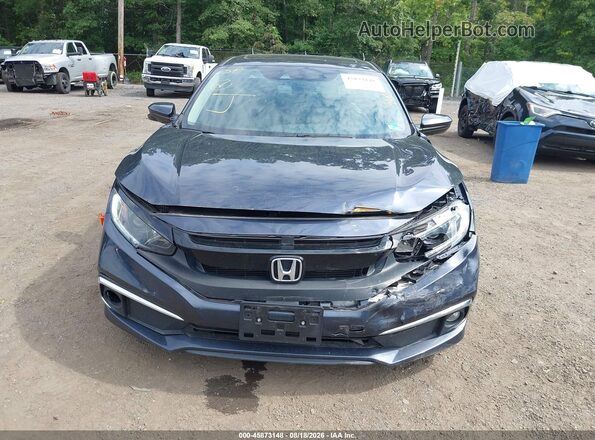 19XFC1F38LE005144 2020 HONDA CIVIC Blue Instrument cluster view