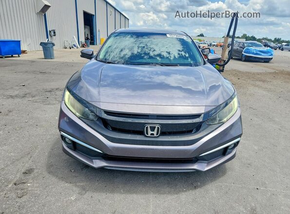 19XFC1F38LE017861 2020 HONDA CIVIC Gray Вид спереду