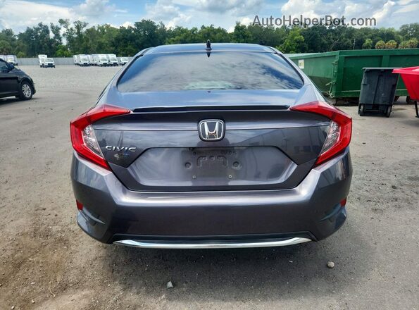 19XFC1F38LE017861 2020 HONDA CIVIC Gray Вид ззаду