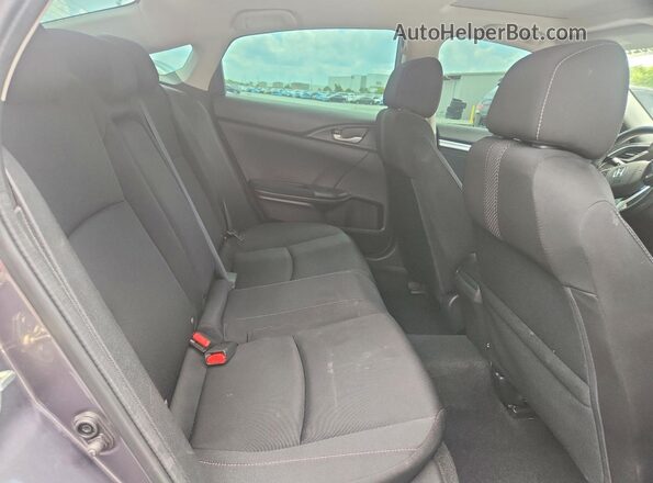 19XFC1F38LE017861 2020 HONDA CIVIC Gray Вид задніх сидінь
